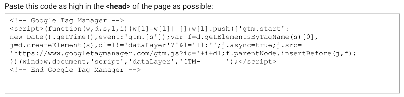 google tag manager kod javascript